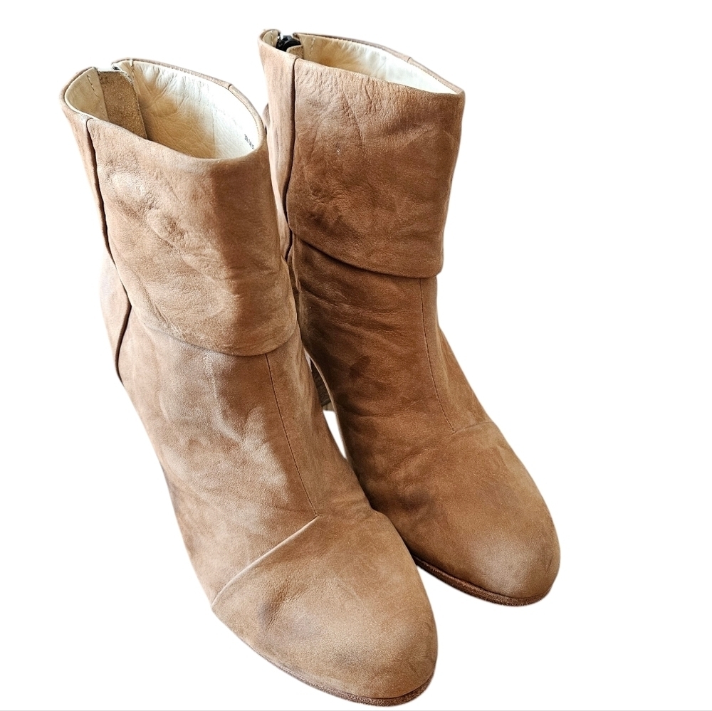 Rag & Bone Newbury Leather Ankle Contemporary Boots Camel Tan Size EU 39.5 - Picture 7 of 16